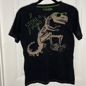77Kids Boys Size12 Graphic Dinosaur Tee-Shirt
